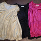 Metallic Babydoll Tops