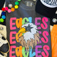Eagles Neon Mascot Tee