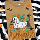 Happy Halloweenie Ghost Tee