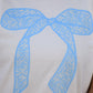 Turquoise Lace Bow Tee