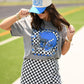 Checkered Royal Helmet Tee
