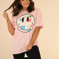 Colorful Bow Smiley Tee