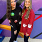 Sequin Santa Corded Crew