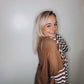Autumn Vibes Top (Brown Check & Stripe)