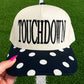 Touchdown Navy Polka Dot Hat