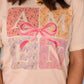 Amen Patch Bow Tee