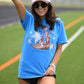 Go Big Blue Boots Tee