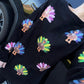 Multicolor Turkey Sequin Corded Crews