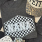 Nana Checkered Tee/Sweatshirt