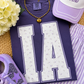 IA Purple Floral State Tee