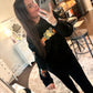 Gobble Sequin Corded Crew
