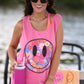 Neon Floral Smiley Tank/Tee