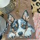 Blue Heeler Faux Rhinestone Dog Tee