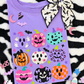 Girly Printed Pumpkins Tee