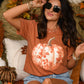 Orange Chinoiserie Pumpkin Tee