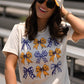 Purple and Gold Bows Tee