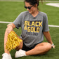 Black And Gold Vibes Only Tee