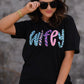 Wifey Checkered Tee