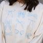 Blue Bows Sweatshirt