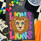 Lions Neon Mascot Tee