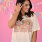 My God Will Never Fail Floral Tee