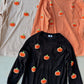 RTS Beige Chenille Pumpkin Corded Crew
