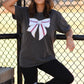 Baseball Bow Tee