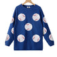 (MULTI COLOR) Sequin Baseball Corded Crews