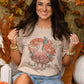 Thankful Floral Turkey Tee
