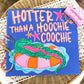 Hotter Than a Hoochie Coochie Graphic Tee | Funny Southern Summer Gator Shirt