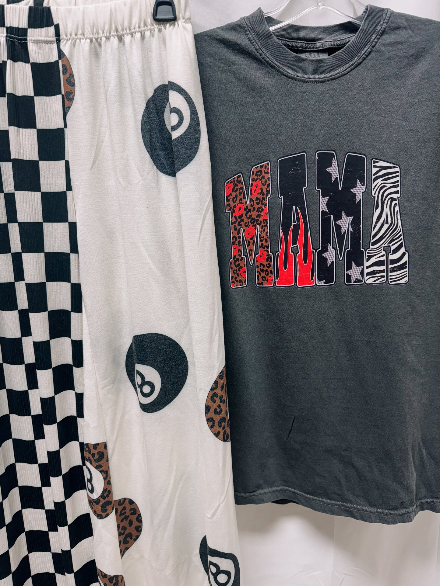 Leopard Lips & Flame Mama – Pepper Tee | Graphic T-Shirt for Moms