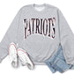 Patriots Wavy Distressed Tee/Sweatshirt