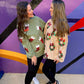 RTS Sequin Wreath Corded Crew