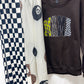 Lime Green Leopard 8 Ball Mama – Dark Chocolate Crewneck | Graphic Sweatshirt