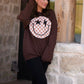 Checkered Smiley Sweatshirt