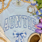 Floral Auntie Bow Tee