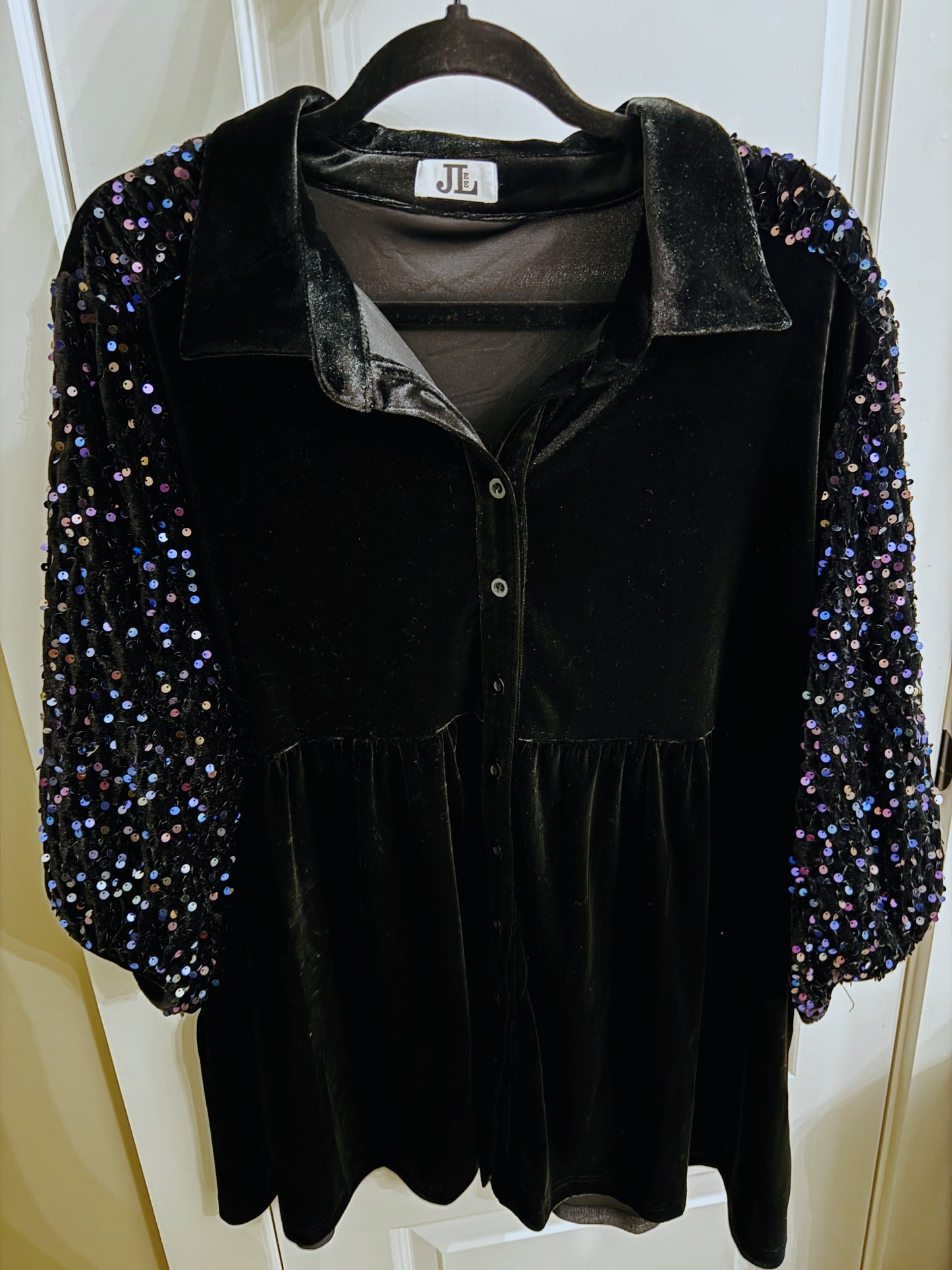 Velvet + Sequin Tunic/Dress