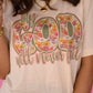My God Will Never Fail Floral Tee