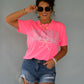 Mama Neon Pearl Bow Tee