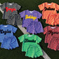 Custom Scalloped Girls Two Piece Sets *Pre Order* *7 COLORS AVAILABLE*