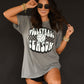 Volleyball Season Checkered Tee