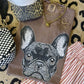 Frenchie Faux Rhinestone Dog Tee