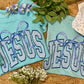 Jesus Blue Bow Tee/Sweatshirt