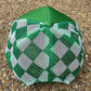 **SALE** RTS Green Checkered Trucker Hat