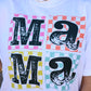 Stacked Checkered Mama tee