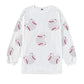 (MULTI COLOR) Sequin Baseball Corded Crews