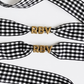 Custom Gingham Shoe Laces *PRE ORDER*