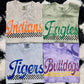Custom Distressed Checkered Colorblast Tee