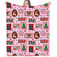 Pink Christmas Blanket *Pre Order* *CIJ SPECIAL*
