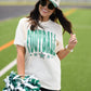 Green Football Stars Tee